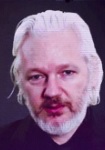 Julian Assange, fondateur de WikiLeaks, en prison de haute scurit  Londres ( UK )